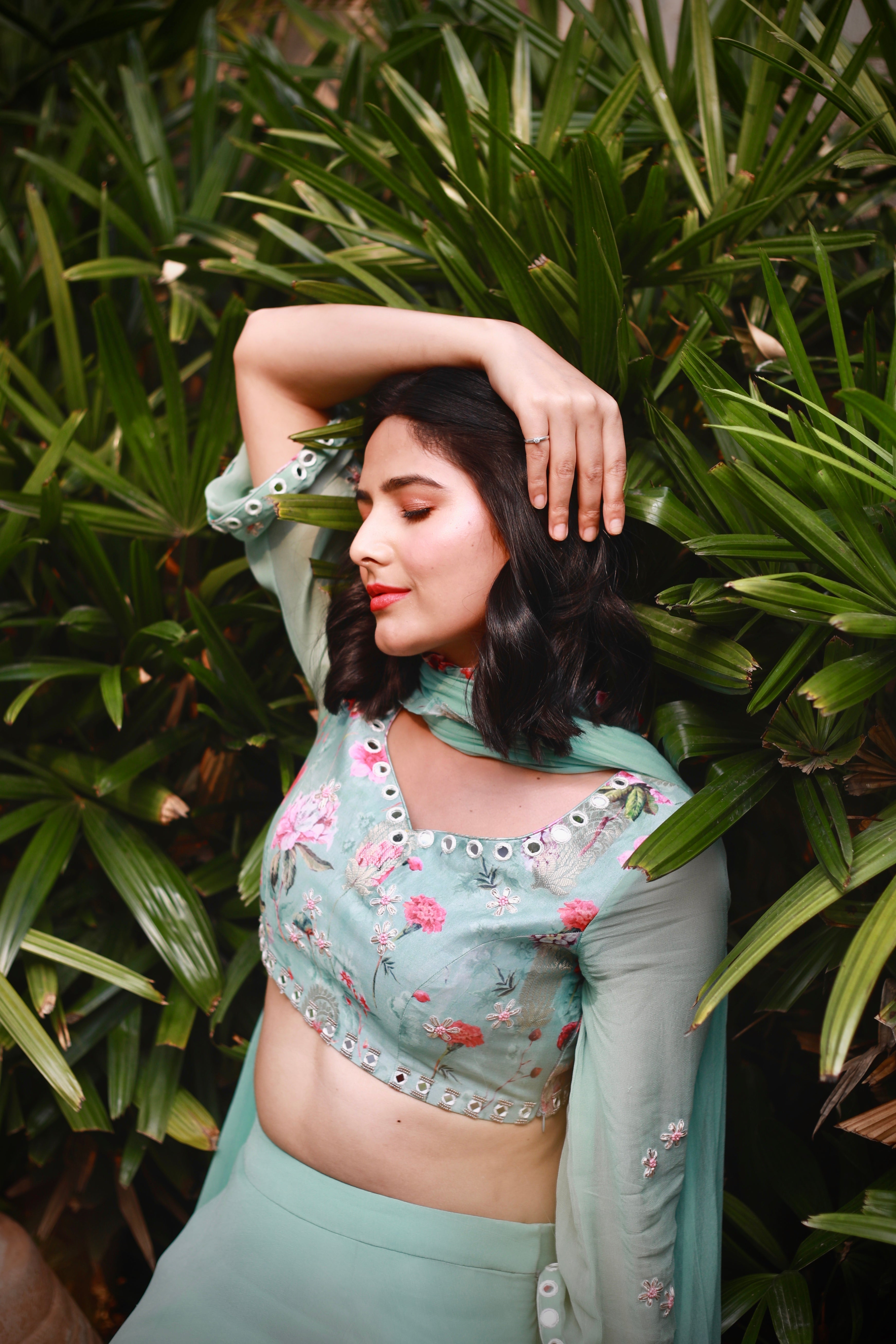 Teal Print