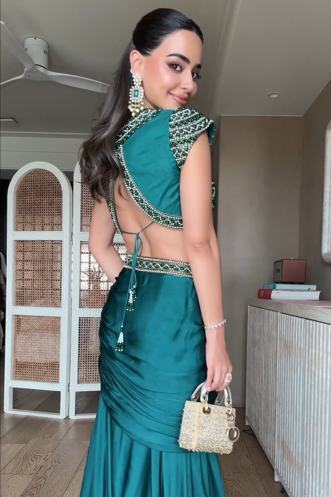 ARUSHI MEHRA X Jewel Drape Skirt Set