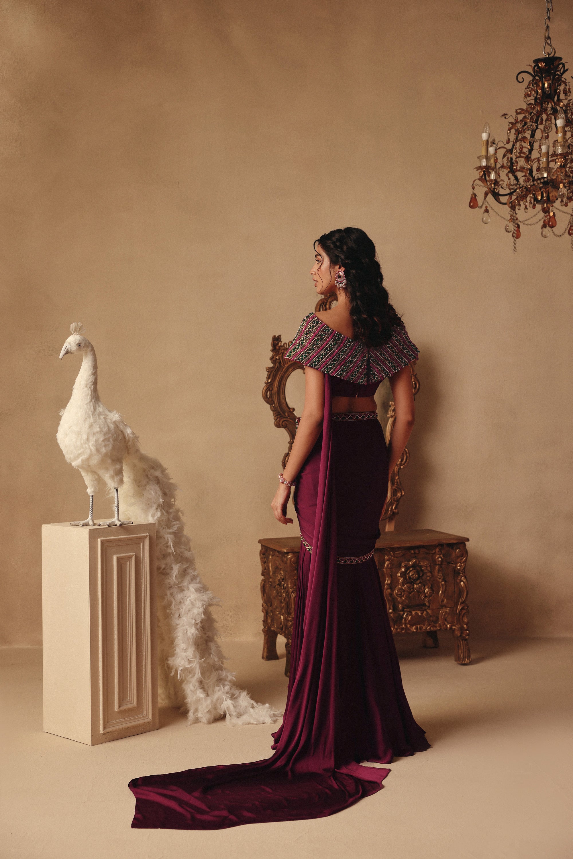 Halo Drape Skirt Set