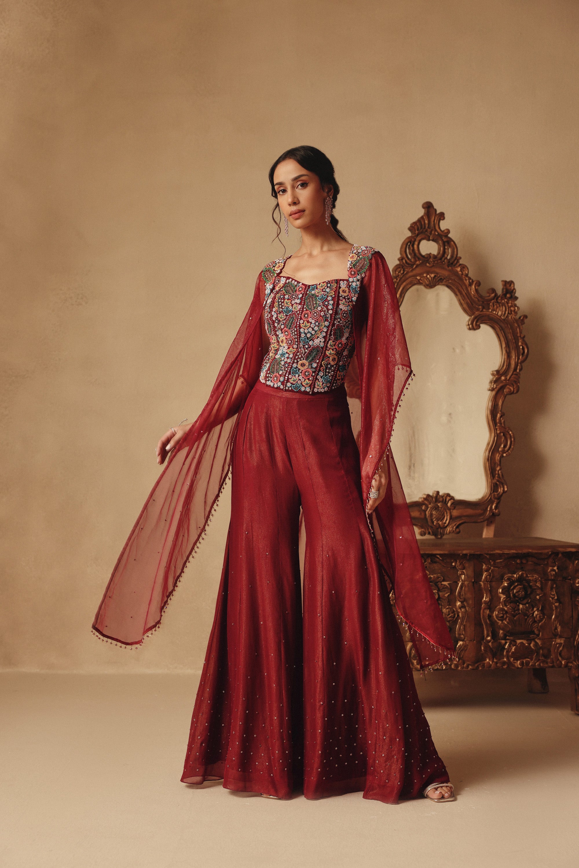Aura Corset with Pants Set